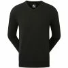 Footjoy Wool Blend V-Neck Pullover - Black -Second Hand Clubs Sales footjoy wool v neck blk
