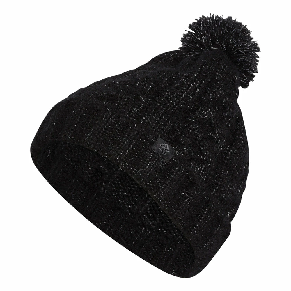 Adidas Ladies PomPom Beanie - Black 3 Adidas Ladies PomPom Beanie - Black