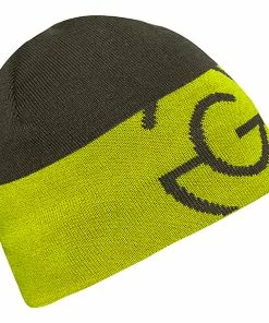 Galvin Green Mens Liam INTERFACE-1 Knitted Hat - Black/Yellow