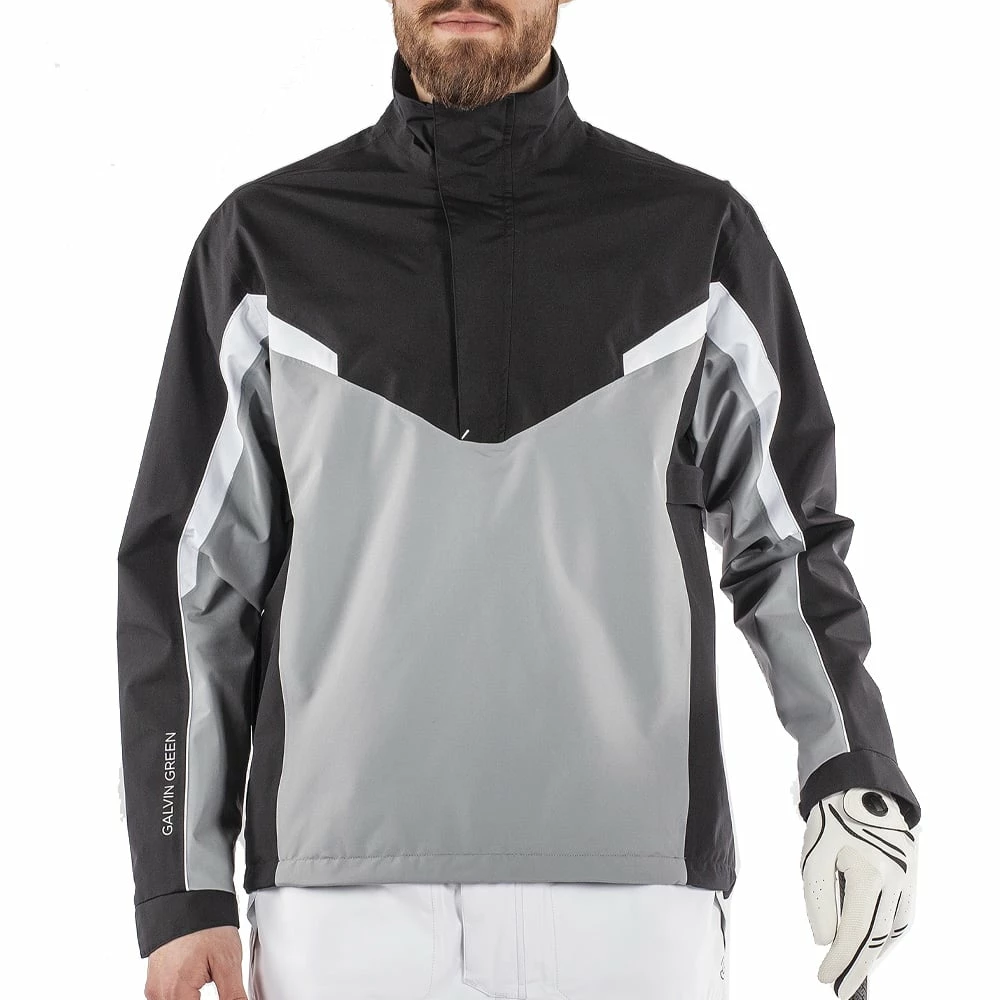 Galvin Green Abe Gore-Tex 1/2 Zip Waterproof Jacket - Sharkskin/Black 5 Galvin Green Abe Gore-Tex 1/2 Zip Waterproof Jacket - Sharkskin/Black - Image 3