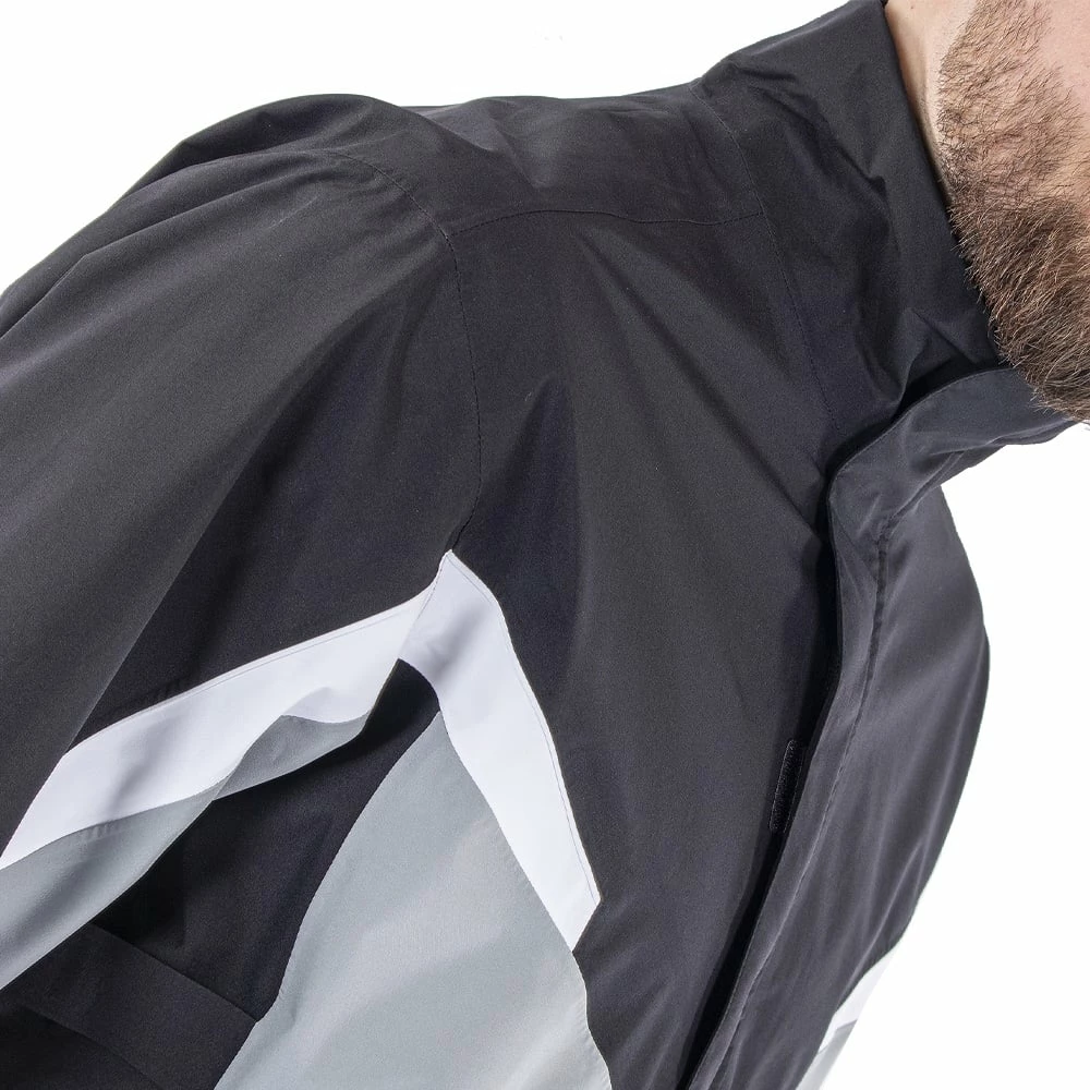 Galvin Green Abe Gore-Tex 1/2 Zip Waterproof Jacket - Sharkskin/Black 7 Galvin Green Abe Gore-Tex 1/2 Zip Waterproof Jacket - Sharkskin/Black - Image 5