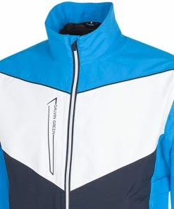 Galvin Green Armstrong Gore-Tex Paclite Jacket - Blue/Navy/White -Second Hand Clubs Sales galvin green armstrong jacket paclite blue navy white 3 8