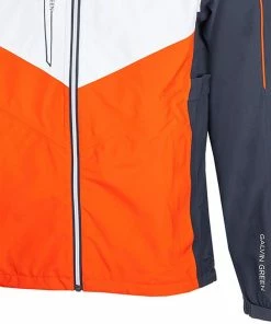 Galvin Green Armstrong Gore-Tex Paclite Jacket - Navy/Orange/White -Second Hand Clubs Sales galvin green armstrong jacket paclite navy orange white 5