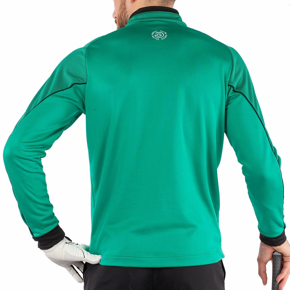 Galvin Green Daxton Insula 1/2 Zip Sweater - Green/Black/White - Image 4