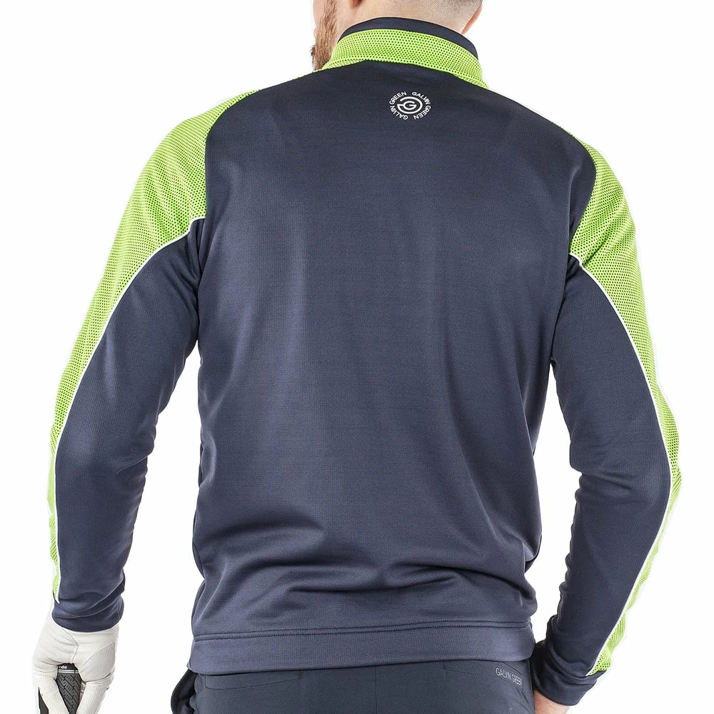 Galvin Green Daxton Insula 1/2 Zip Sweater - Navy/Lime/White 6 Galvin Green Daxton Insula 1/2 Zip Sweater - Navy/Lime/White - Image 4