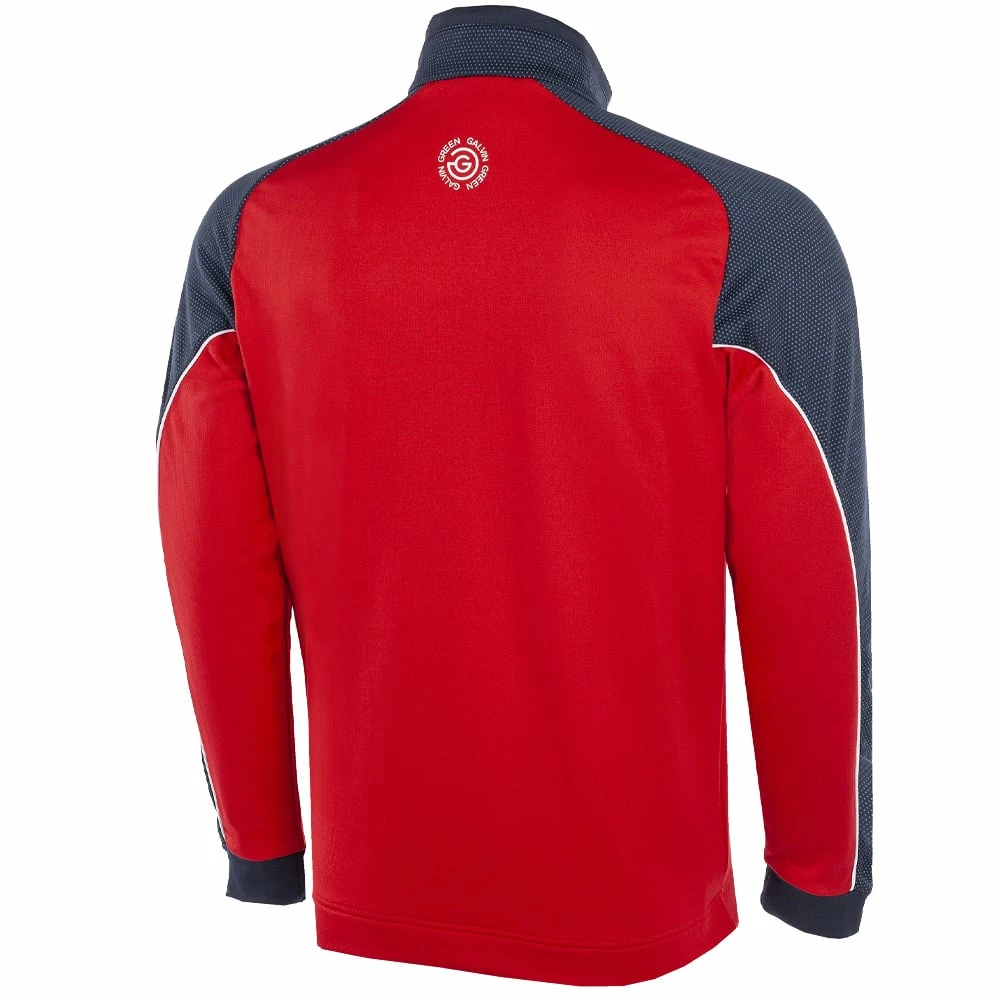 Galvin Green Daxton Insula 1/2 Zip Sweater - Red/Navy 4 Galvin Green Daxton Insula 1/2 Zip Sweater - Red/Navy - Image 2