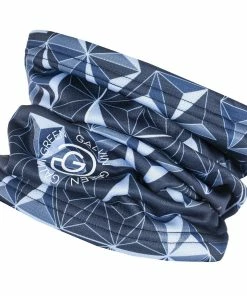 Galvin Green Dragan Insula Snood - Navy/Blue Bell/White