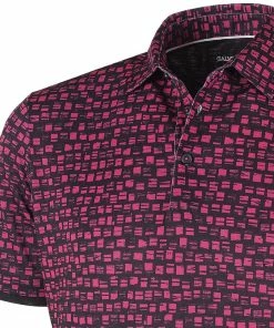 Galvin Green Mack Ventil8+ Polo Shirt - Pink/Black -Second Hand Clubs Sales galvin green mack ventil8 shirt pinkblack 3 1