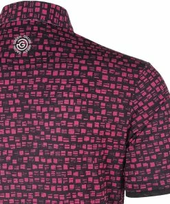 Galvin Green Mack Ventil8+ Polo Shirt - Pink/Black -Second Hand Clubs Sales galvin green mack ventil8 shirt pinkblack 4 1