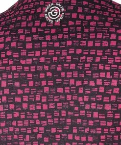 Galvin Green Mack Ventil8+ Polo Shirt - Pink/Black -Second Hand Clubs Sales galvin green mack ventil8 shirt pinkblack 5 1