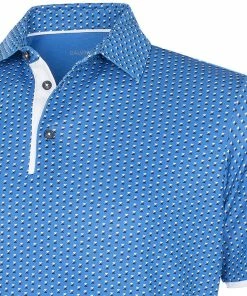 Galvin Green Mark V8+ Polo Shirt - Blue/White -Second Hand Clubs Sales galvin green mark v8 polo shirt bluewhite 3