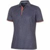 Galvin Green Mark V8+ Polo Shirt - Navy/Orange -Second Hand Clubs Sales galvin green mark v8 polo shirt navyorange 1