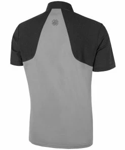 Galvin Green Massimo Ventil8+ Polo Shirt - Sharkskin/Black -Second Hand Clubs Sales galvin green massimo ventil8 shirt sharkskinblack 2 1