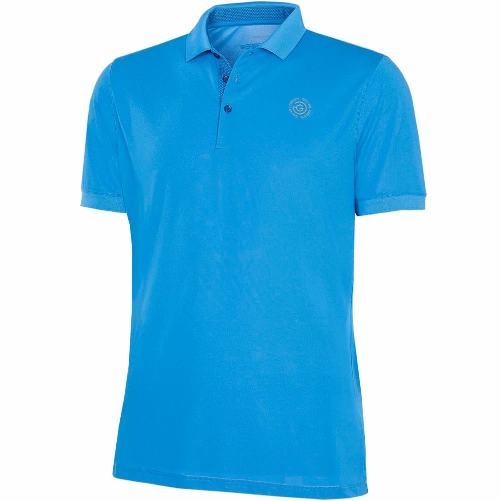Galvin Green Max Tour Polo Shirt - Blue 3 Galvin Green Max Tour Polo Shirt - Blue