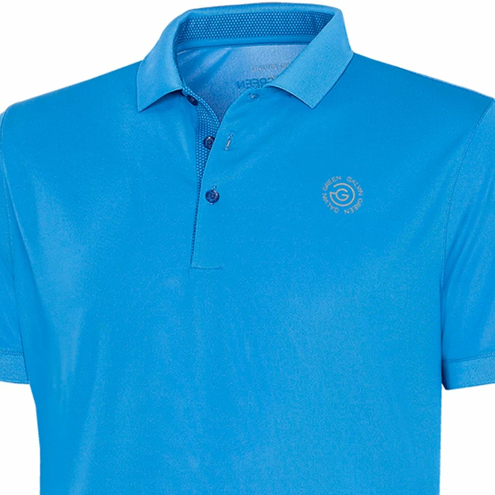 Galvin Green Max Tour Polo Shirt - Blue 5 Galvin Green Max Tour Polo Shirt - Blue - Image 3