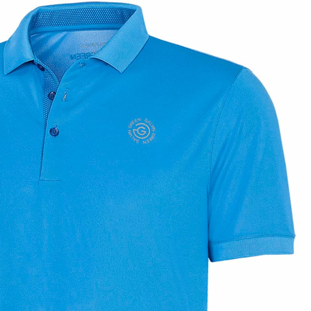Galvin Green Max Tour Polo Shirt - Blue 7 Galvin Green Max Tour Polo Shirt - Blue - Image 5