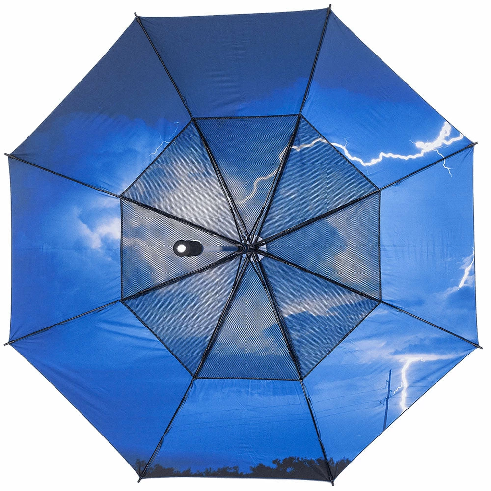 Galvin Green Tod Umbrella - Navy/Print 4 Galvin Green Tod Umbrella - Navy/Print - Image 2