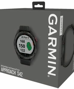 Garmin Approach S42 Golf GPS Watch - Black 41 Garmin Approach S42 Golf GPS Watch - Black -Second Hand Clubs Sales garmin approach s42 golf gps watch black 9