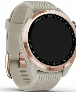 Garmin Approach S42 Golf GPS Watch - Rose Gold/Sand -Second Hand Clubs Sales garmin approach s42 golf gps watch rose goldsand 9