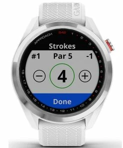 Garmin Approach S42 Golf GPS Watch - White -Second Hand Clubs Sales garmin approach s42 golf gps watch white 5