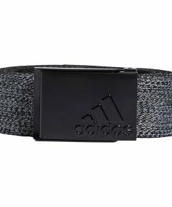 Adidas Heather Stretch Reversible Belt - Black