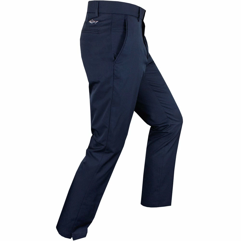 Greg Norman By ProQuip Flat Front 5-Pocket Trousers - Navy 3 Greg Norman By ProQuip Flat Front 5-Pocket Trousers - Navy