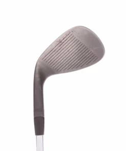 Titleist Vokey SM7 Jet Black F-Grind Steel Men's Right Hand Sand Wedge 56 Degree 14 Bounce Stiff - Project X 6.0 -Second Hand Clubs Sales hs hc20114b 1