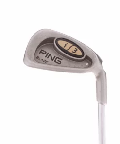 Ping I3 Blade Steel Men's Right Hand 5 Iron Silver Dot Stiff - Ping Cushin JZ