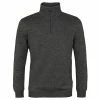 Island Green Supersoft Fine Knit 1/2 Zip Sweater - Dark Charcoal 2 Island Green Supersoft Fine Knit 1/2 Zip Sweater - Dark Charcoal -Second Hand Clubs Sales igknt2060 2