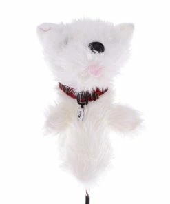 Affordable Golf Westie Headcover - White
