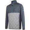 Island Green 1/4 Zip Wind Jacket - Charcoal/Grey Marl -Second Hand Clubs Sales island green 14 zip windstopper charcoalgreymarl