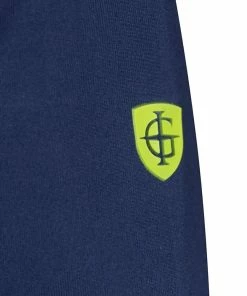 Island Green 1/4 Zip Wind Jacket - Navy/Marine Marl/Lime -Second Hand Clubs Sales island green 14 zip windstopper navymarinemarllime 4