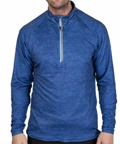 Island Green Raglan Sleeve Top Layer - Blue Marl