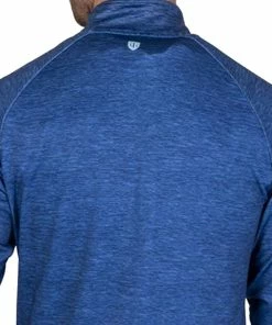 Island Green Raglan Sleeve Top Layer - Blue Marl -Second Hand Clubs Sales island green raglan sleeve top layer blue marl 4