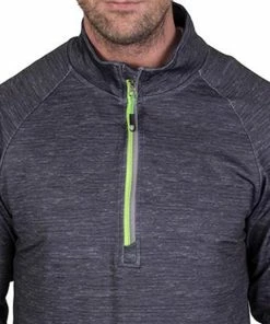 Island Green Raglan Sleeve Top Layer - Charcoal/Lime 9 Island Green Raglan Sleeve Top Layer - Charcoal/Lime -Second Hand Clubs Sales island green raglan sleeve top layer charcoal marl lime 3