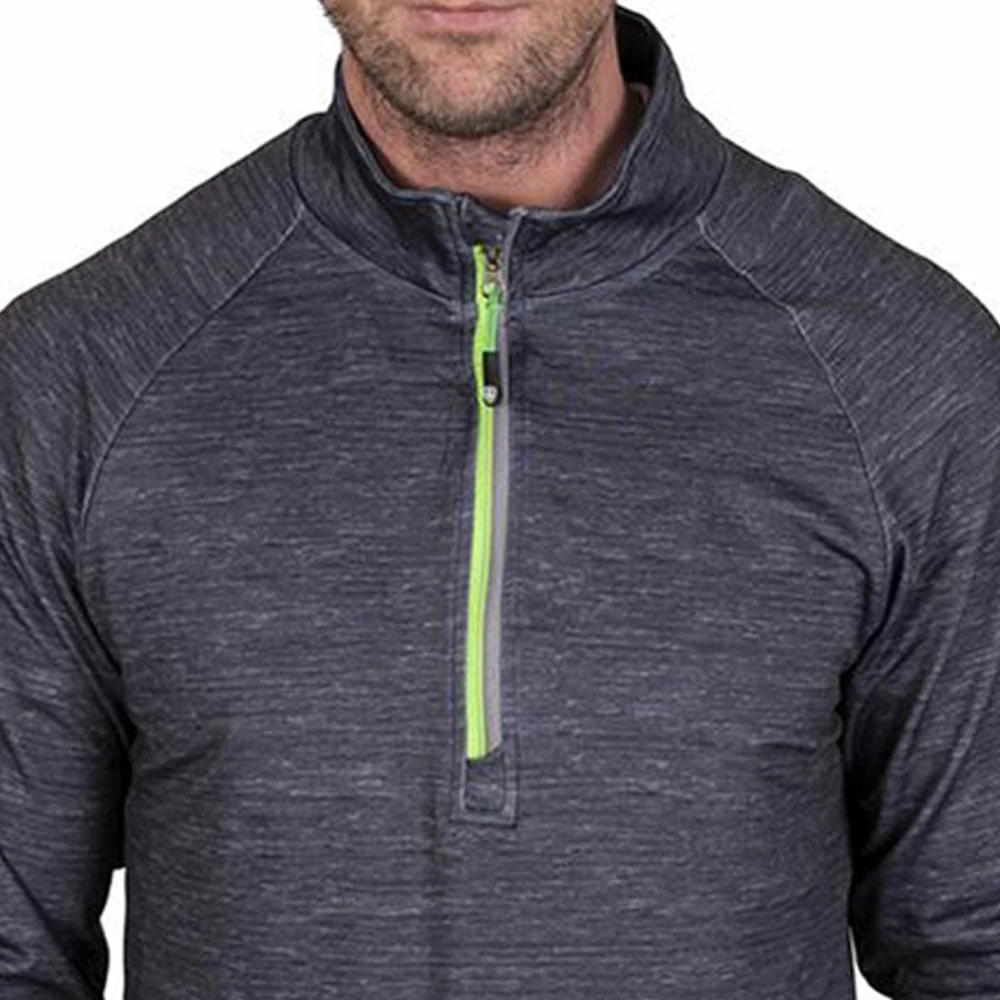 Island Green Raglan Sleeve Top Layer - Charcoal/Lime 5 Island Green Raglan Sleeve Top Layer - Charcoal/Lime - Image 3