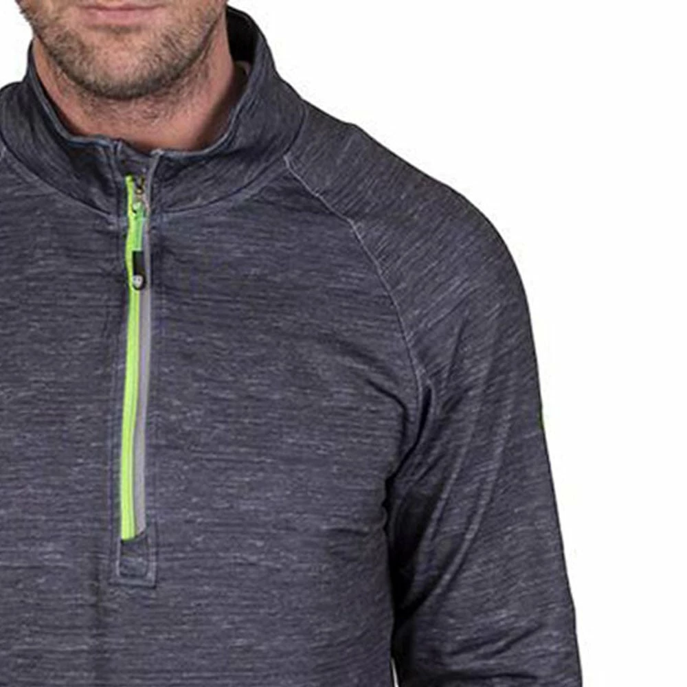 Island Green Raglan Sleeve Top Layer - Charcoal/Lime 7 Island Green Raglan Sleeve Top Layer - Charcoal/Lime - Image 5