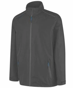 Island Green Waterproof Jacket - Charcoal