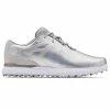 Under Armour Charged Breathe Spikeless Ladies Shoes - White/Silver -Second Hand Clubs Sales izvtah9y jpeg