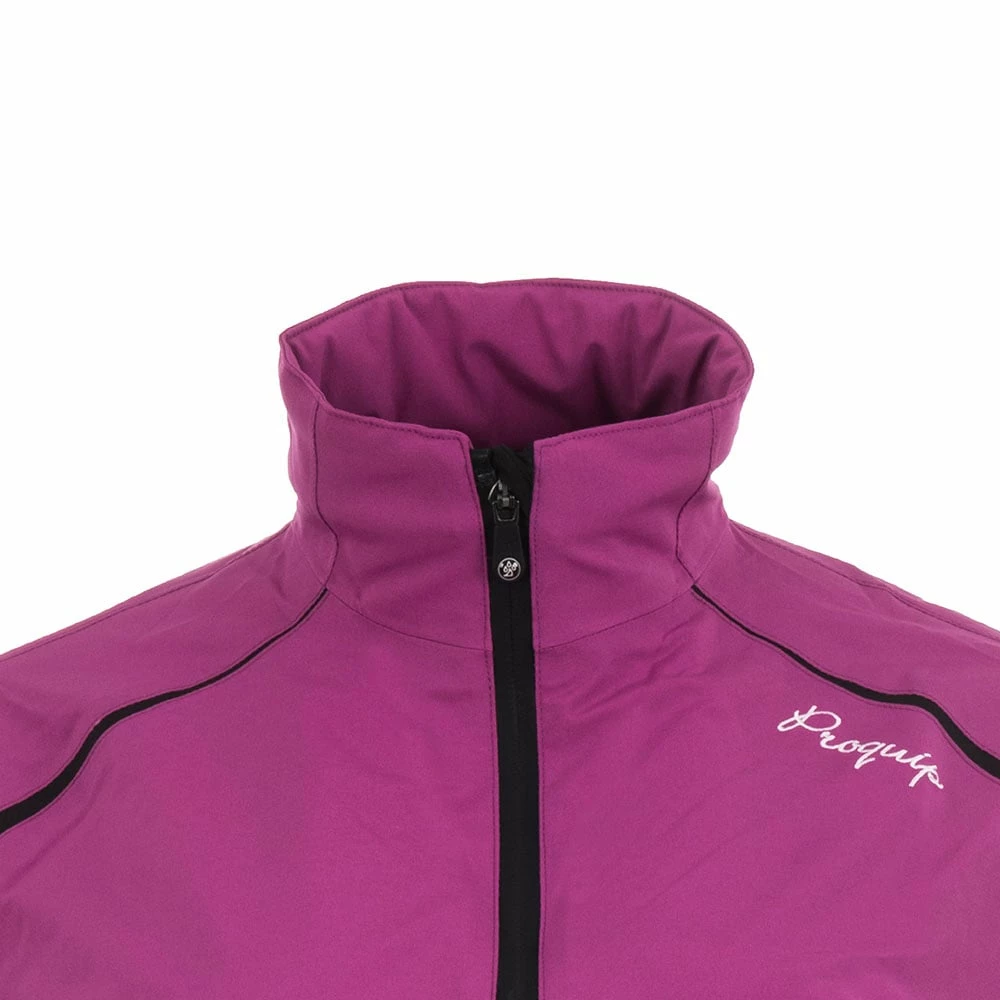 ProQuip Ladies Tourflex 360 Grace Waterproof Jacket - Magenta/Black 5 ProQuip Ladies Tourflex 360 Grace Waterproof Jacket - Magenta/Black - Image 3