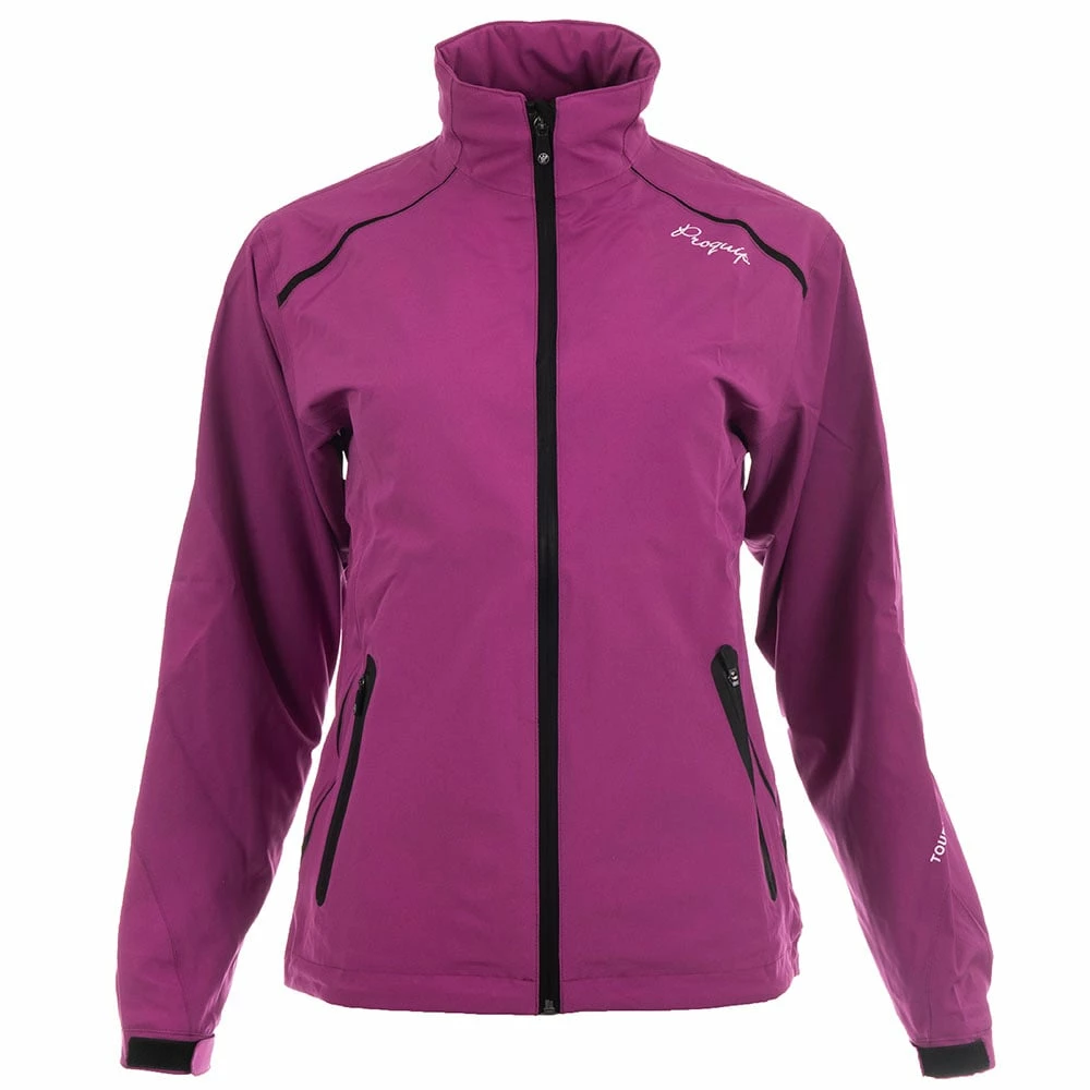 ProQuip Ladies Tourflex 360 Grace Waterproof Jacket - Magenta/Black 3 ProQuip Ladies Tourflex 360 Grace Waterproof Jacket - Magenta/Black