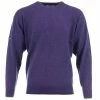 ProQuip Lambswool Water Repellent Crew Neck Golf Sweater - Purple -Second Hand Clubs Sales lambswool water repellant crew neck purple 1