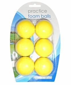 Longridge Practice Foam Balls - Yellow