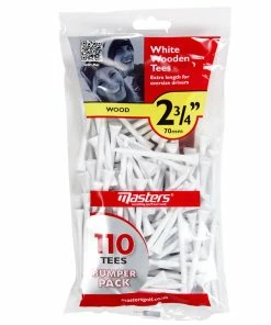Masters Wood Tees 2 3/4" Bumpa Bag - White