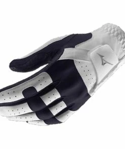 Mizuno Ladies Stretch Gloves - White/Navy