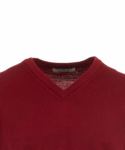 ProQuip Merino V-Neck Sleeveless Slipover - Red -Second Hand Clubs Sales merino v neck sleeveless slipover red 2