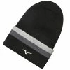 Mizuno Breath Thermo Knit Beanie - Black -Second Hand Clubs Sales mizuno breath thermo knit beanie black 1