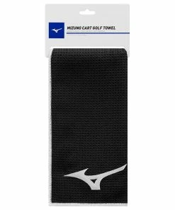 Mizuno Microfiber Cart Towel - Black 7 Mizuno Microfiber Cart Towel - Black -Second Hand Clubs Sales mizuno microfiber cart towel black 1