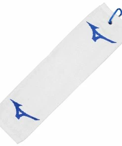 Mizuno RB Tri-Fold Towel - White/Blue