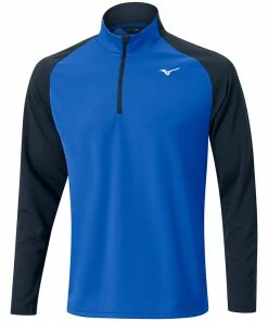 Mizuno Winter Breeze Bloc 1/4 Zip Pullover - Blue
